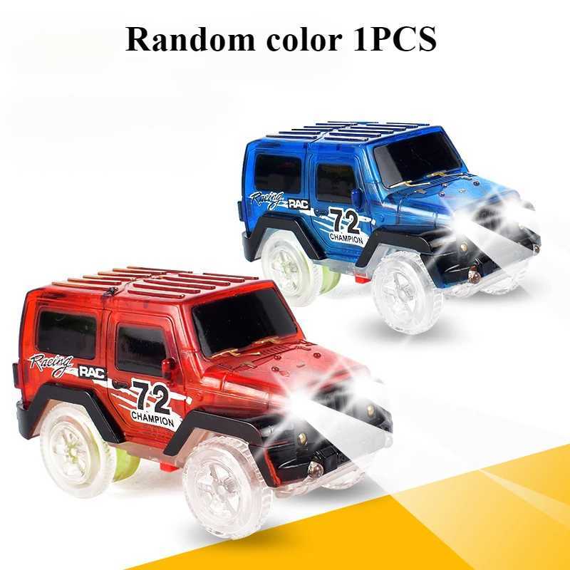 Electric Flash Light High-Speed DIY Assembly Rail Car Childrens Educational Toys J251129