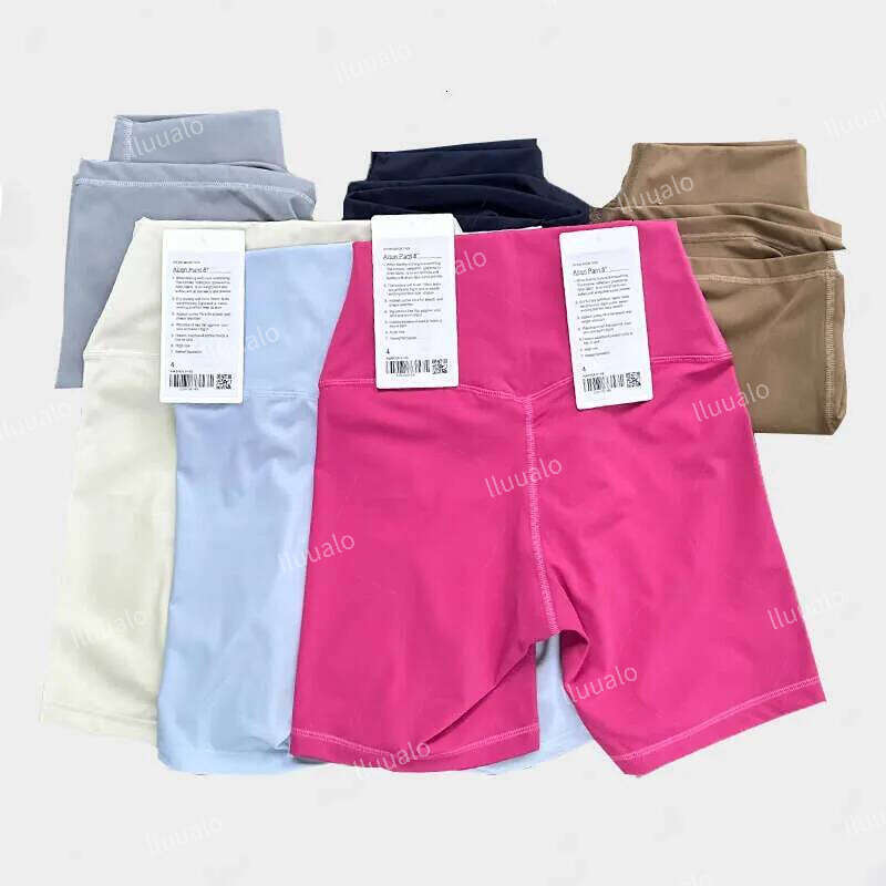 short 8'' leggings Biker Sport High Waist Pants Fiess Gym Sportswear Women Yoga Shorts 15 Colors 8''