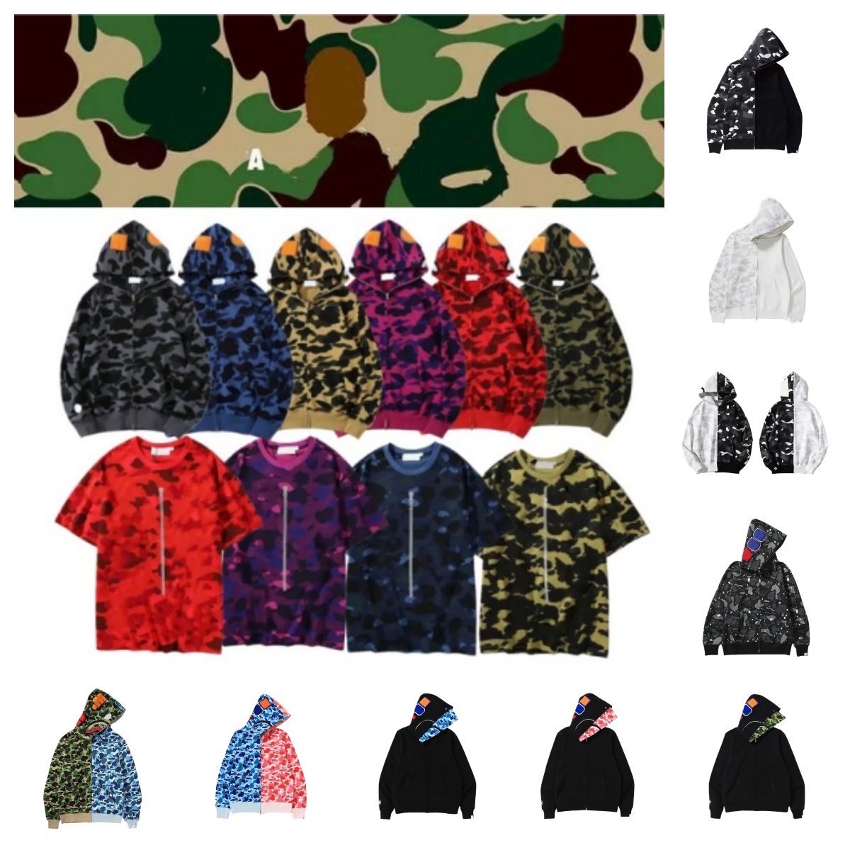 Shark hoodies designer men brand hoodies for men fashion shorts sweatshirts mens zip up hoodie tracksuit Leisure T shirt brand sweatpants men clothes Out hoody 08