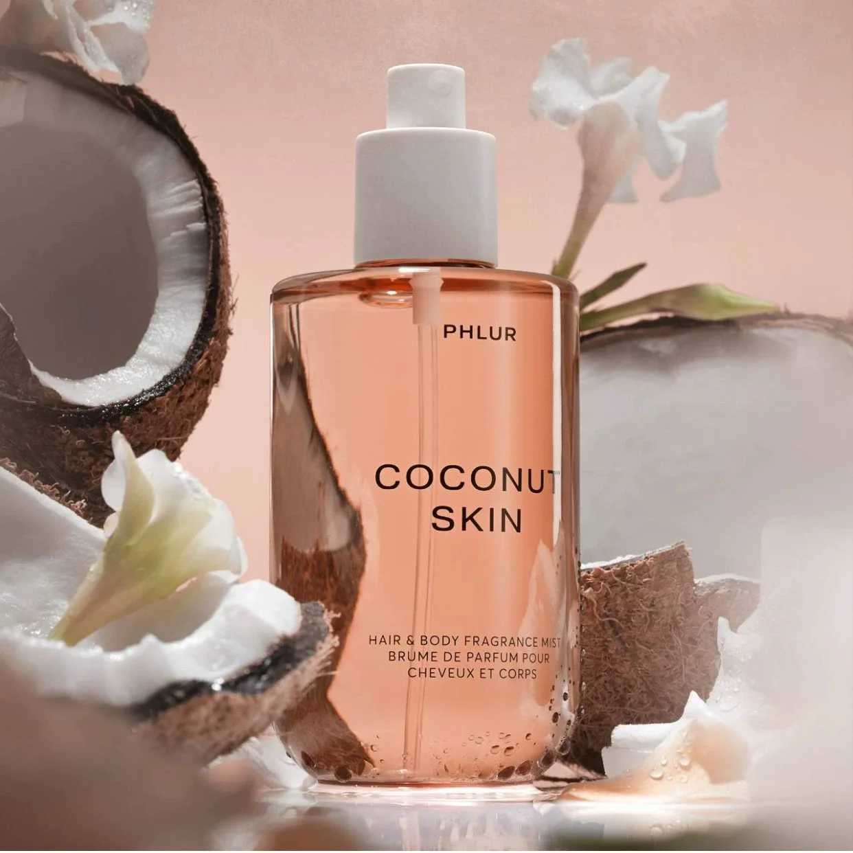 Phlur Body Fragrance Spray Vanilla Coconut Scent Heavy Cream Formula Long Lasting Mist Hair Body Use Marshmallow Notes Gifts H251129