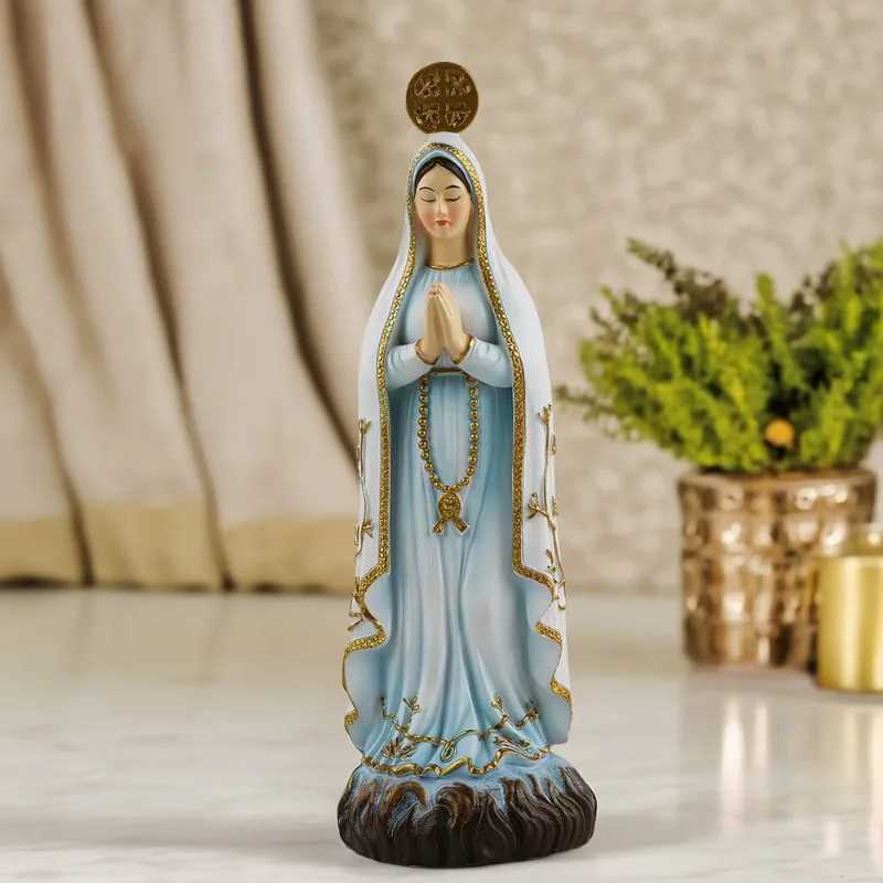 Nativity of The Virgin Mary He Accessories Church Tabletop Resin Scpture Decoration Living Ro Decorative Figurines H251129