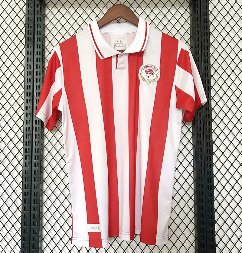 Olympiacos Jersey 2025 2026 Centenary Kit Soccer Jerseys Greece Olympiakos UI JO HWANG MASOURAS OLEG KUNDE BIEL JAMES BAKAMBU EL ARABI VALBUENA 25 26 football shirt