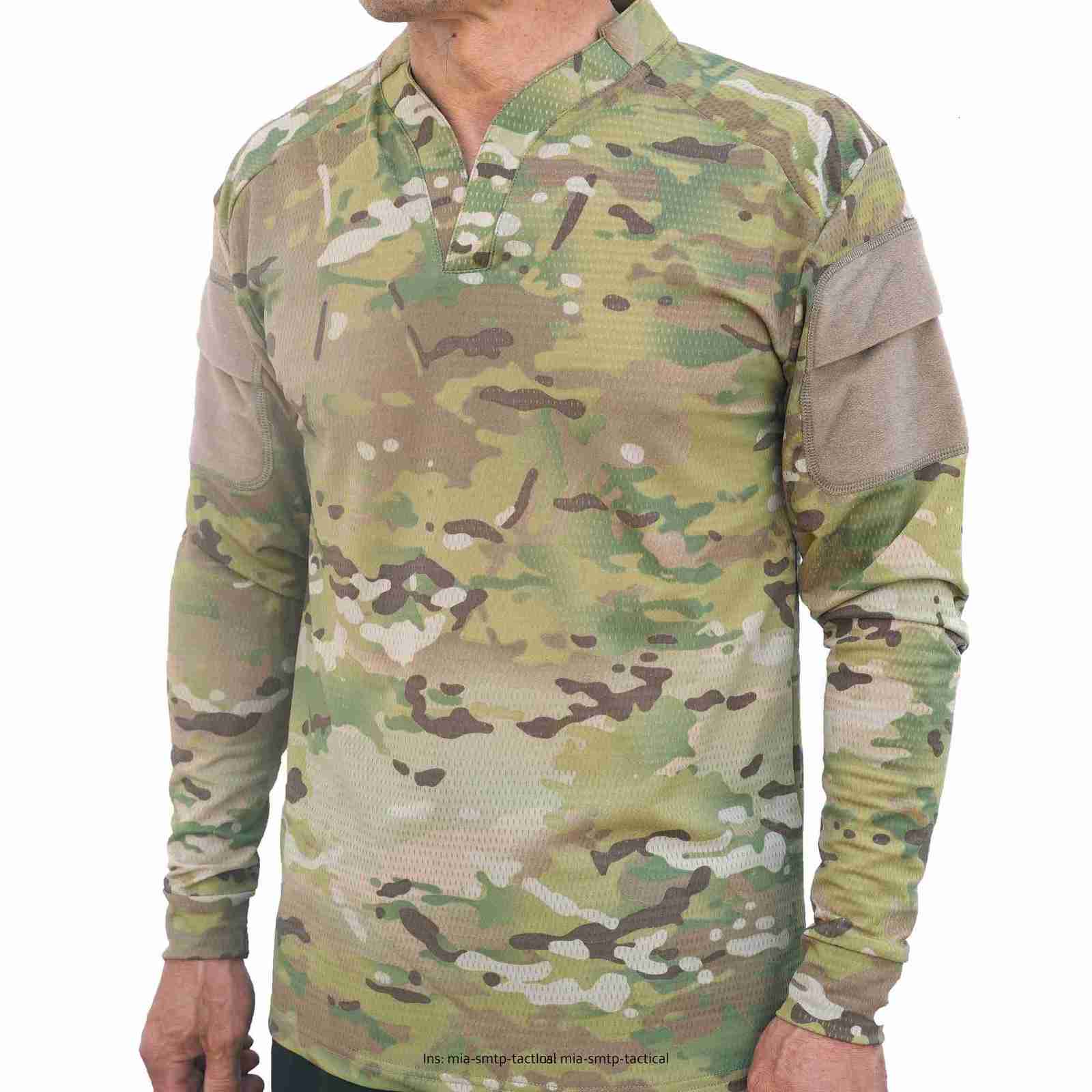 P002 Cag Style Tactical Shirt Breathable Combat Shirt Men Long SleevesW251129