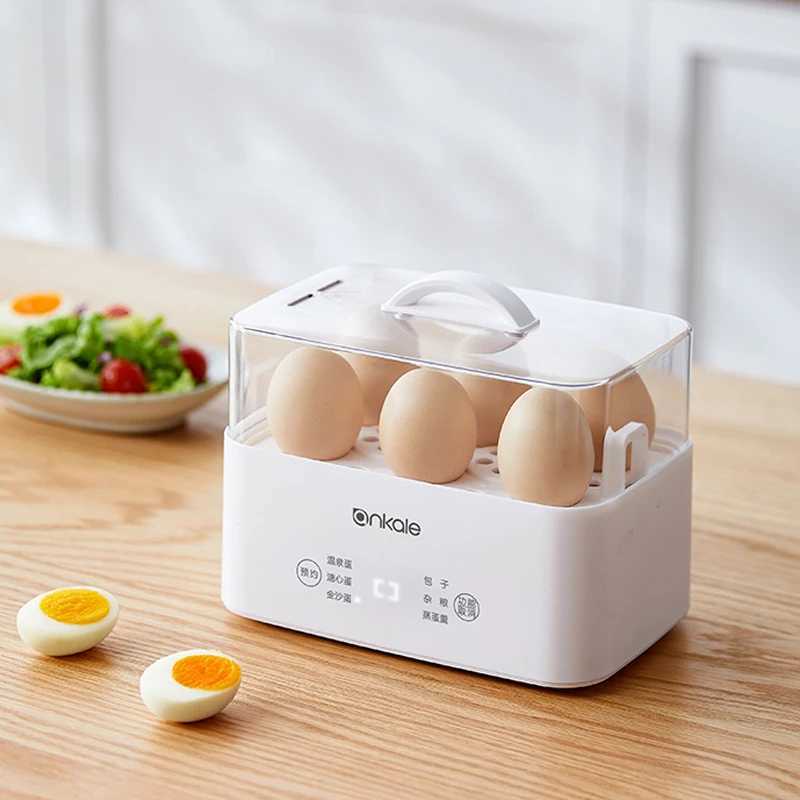 6 Eggs Boiler Steamer Multi Function Rapid Electric Egg Cooker Auto-Off Generic Omelette Cooking Tools Kitchen Utensil Breakfast C251129