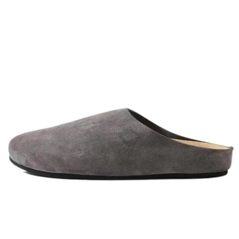 Asgard Women Casual Mules Slippers Spring Thick Bottom Suede Clogs Fashion Flat Soft Comfortable Beach Shoes 251129