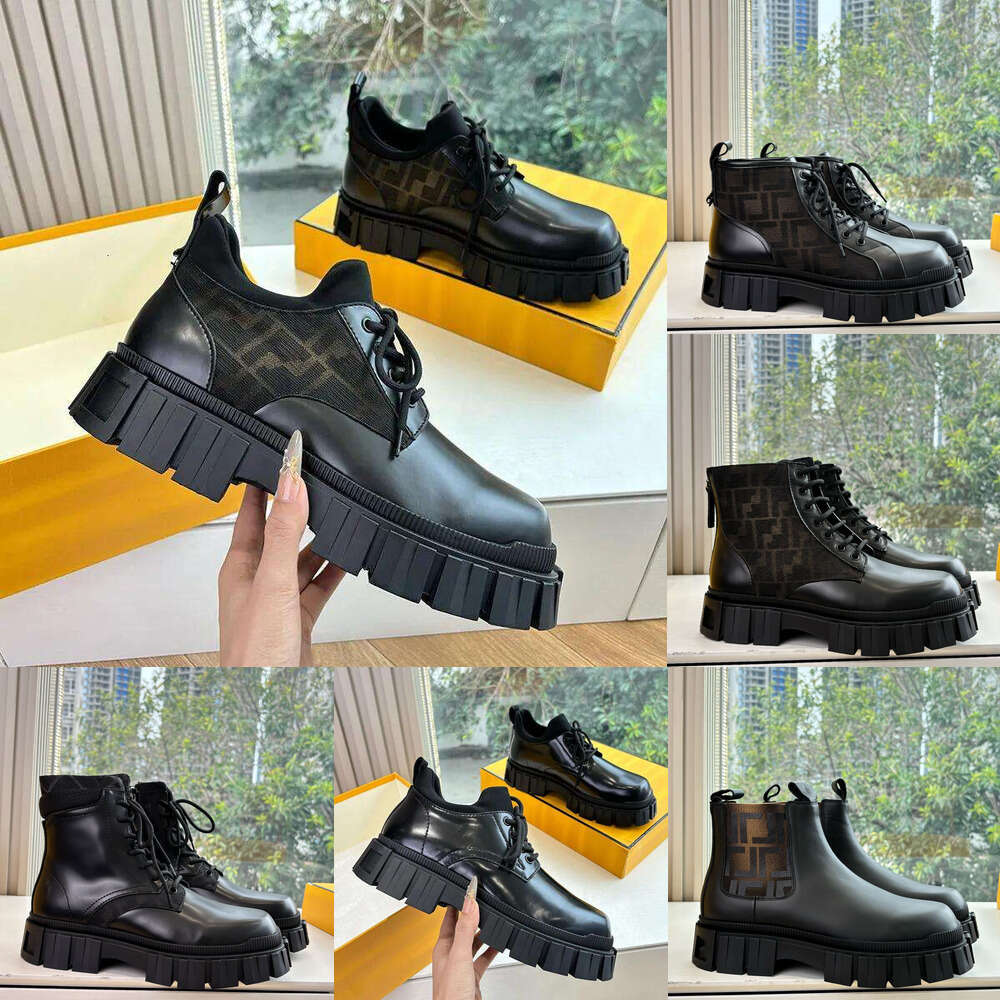 Designer shoe men knight boots Fashionable hike motorcycle boots combat boot luxury Ankle Boots Man Martin boots Lace up Sheepskin Business Leather Shoes