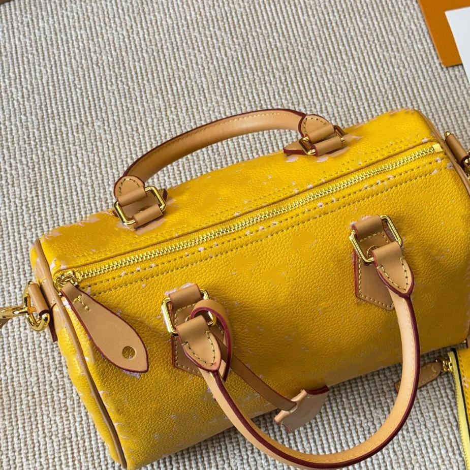 7A High Quality Speed Designer Bag Tote Bag Shoulder Bag Genuine Leather Pochette Fashion Clutch 5 sizes Large Capacity Travel Bag Designer handbag