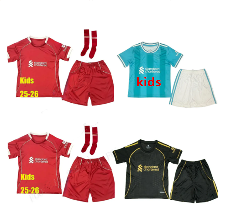 kids football kits Soccer Jerseys for MAC ALLISTER GAKPO Soccer Jerseys 2025 26 football shirt