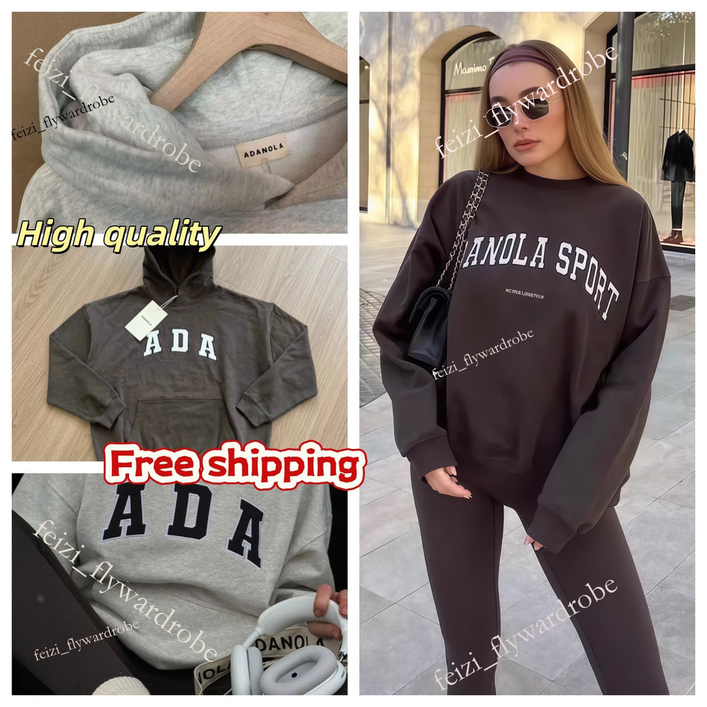 Ada Womens hoodie Relaxed fit Sport Embroidered ada Hoodies Designer T-shirt Jogger women clothes Sportswears letter printed Pullover sweatshirt free shipping