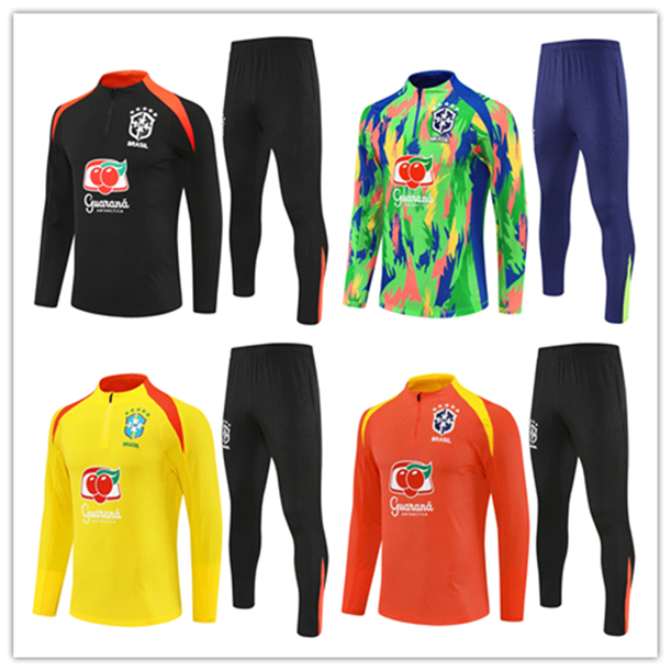 24 25 26 brazil tracksuit soccer jersey G.JESUS COUTINHO brasil Camiseta de futbol RICHARLISON 2024 2025 2026 Brazil football shirt maillot kids kit training suit