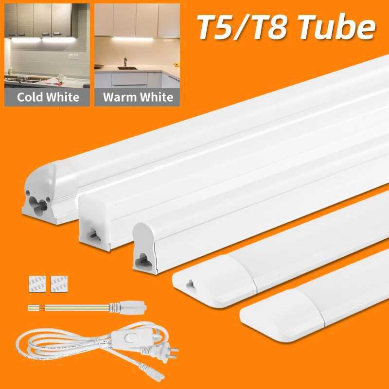 LED Kitchen Light Under Cabinet 10W 20W Led Tube Bar Wall Lamp Ultra Thin Home Bedroom Kitchen Closet Indoor Lighting 220V Room M251129