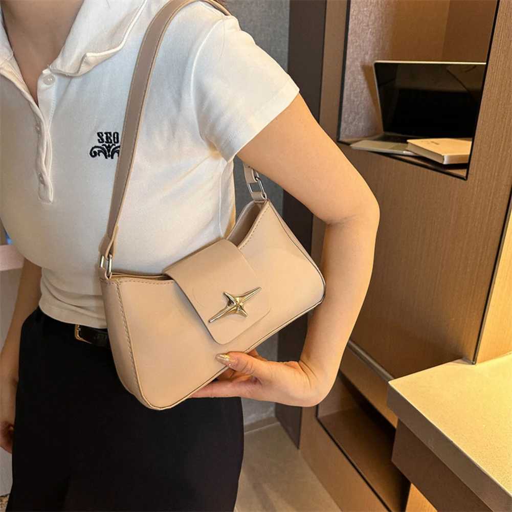 Shoulder Bag for Women Leather Black Hobo Handbags Y2K Purses Clutch Bag Retro Underarm Purse XJ250610