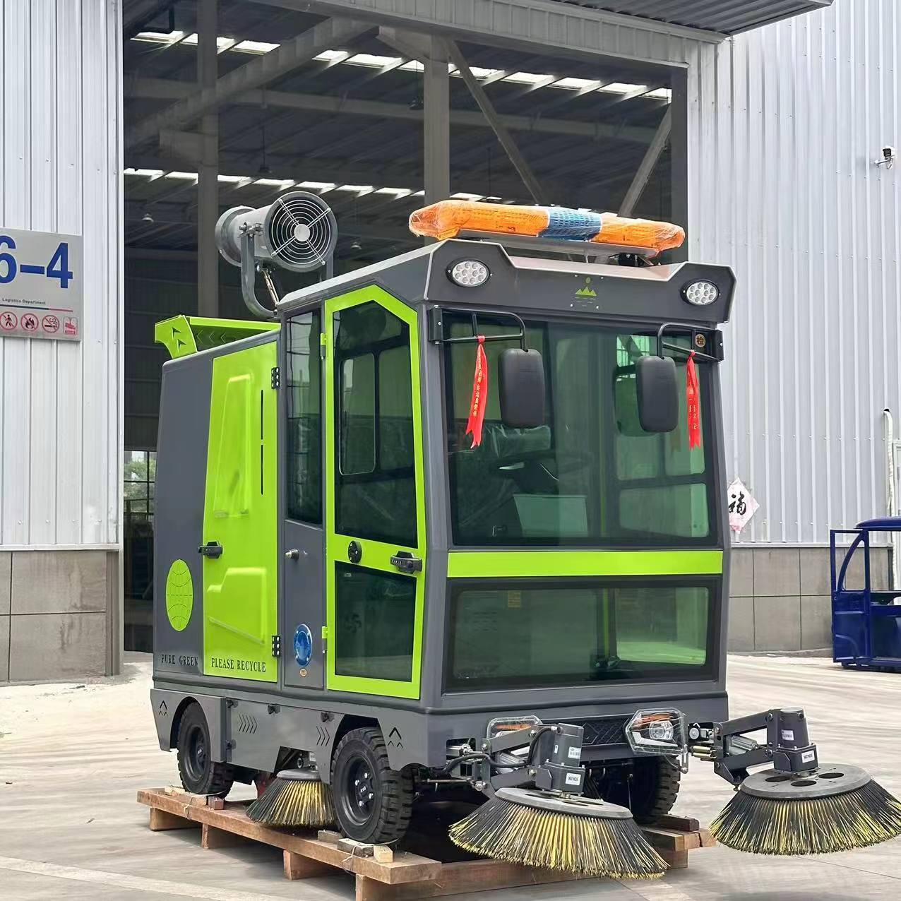 Automated Driverless Sweeper Prototype For Smart City Applications