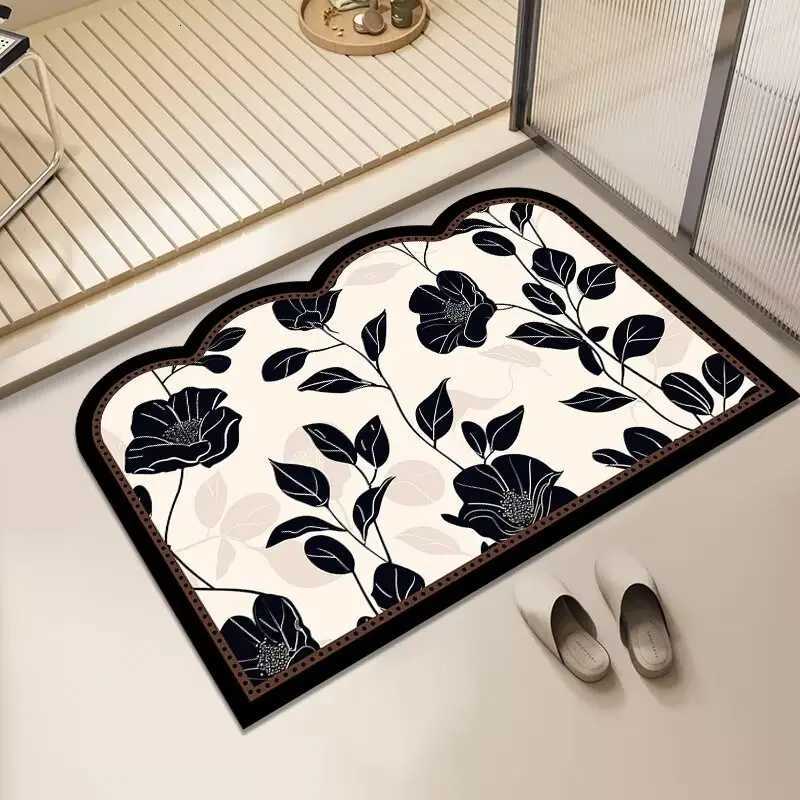 Diat d cushion toilet door floor mat non-slip quick-drying bathro absorbent floor mat toilet door mat foot mat H251129