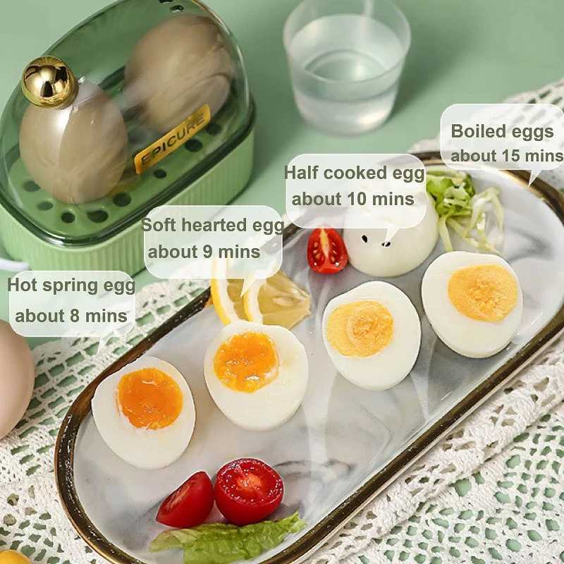 120W Electric Egg Boiler Egg Cookers 2 Eggs Portable Food Steamer Poacher Automatic Power Off Mini Breakfast Machine 220V C251129