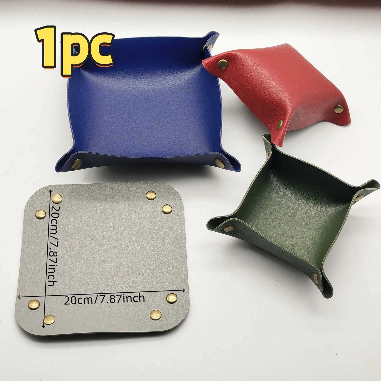 1PC 20cm/787inch Leather Foldable Rollable Tobacco Rolling Tray Valet Tray for Tobacco Pipe Tools Y251129