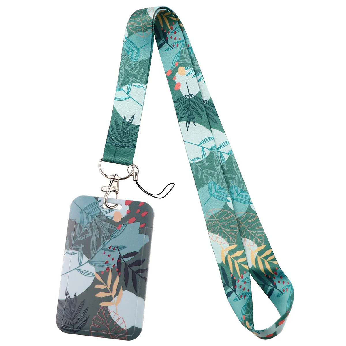 Customization LOGO Neck Lanyards with Badge Card Holder With Straps UV Printed ID Card Clip Fantasy Cartoon Character Designer Sleeve for School Child