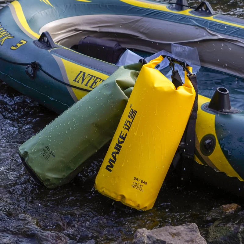 Maike Dry Bag Waterproof for Women Men 5L10L15L Swimming Rafting Kayaking River Trekking Backpack 251129