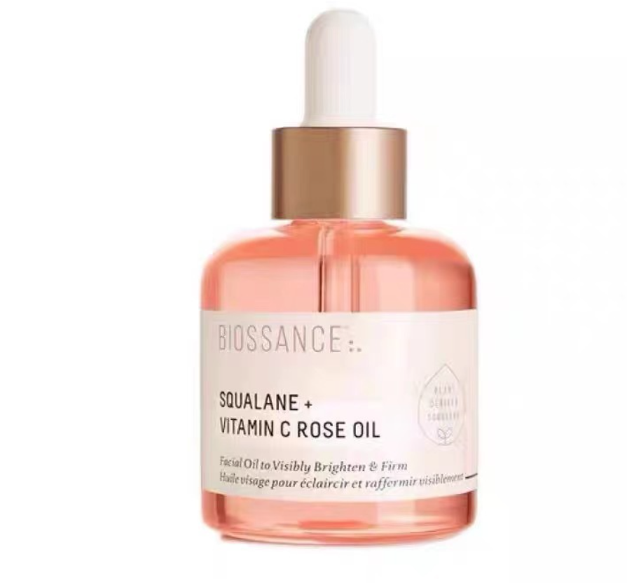 Biossance Face Oil Serum 50ml SQUALANE Copper Peptide Rapid Plumping Serum 1.7floz 30ml SQUALANE Vitamin C Rose Oil