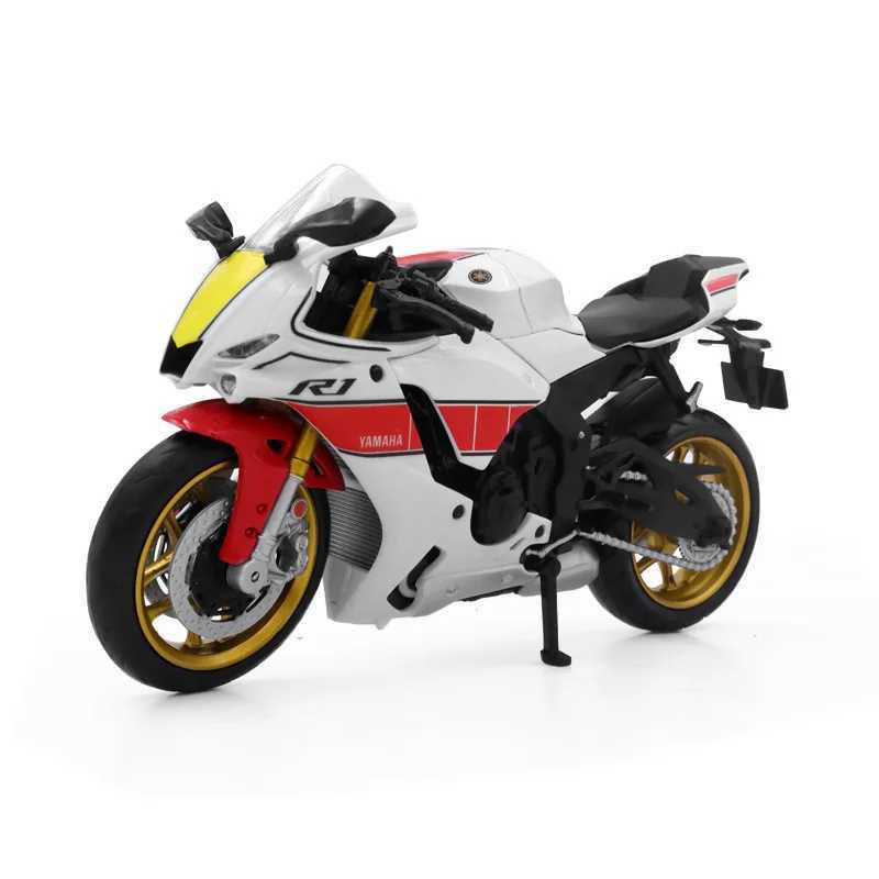 1/12 YAMAHA YZF-R1M 2022 Toy Motorcycle Model RMZ City Diecast Racing Sport Motorbike Miniature Collection Gift For Boy Children J251129