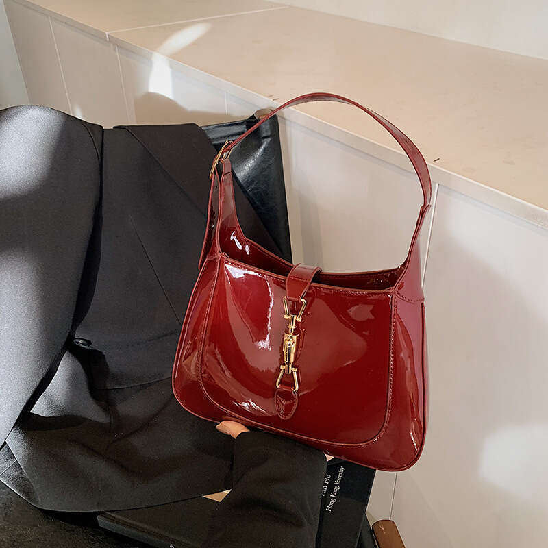 "Mini Knit Faux Suede Women's Shoulder Bag - Minimalist Outdoor Casual Purse with Zipper & Hasp Closure"