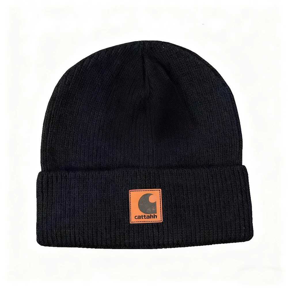 Fashion Carhatter Autumn Winter Beanies for Women Men Outdoor Y2K Skullcap Warm Skiing Hat Cold Hat Hip Hop Cycling Knit HatXJ251129