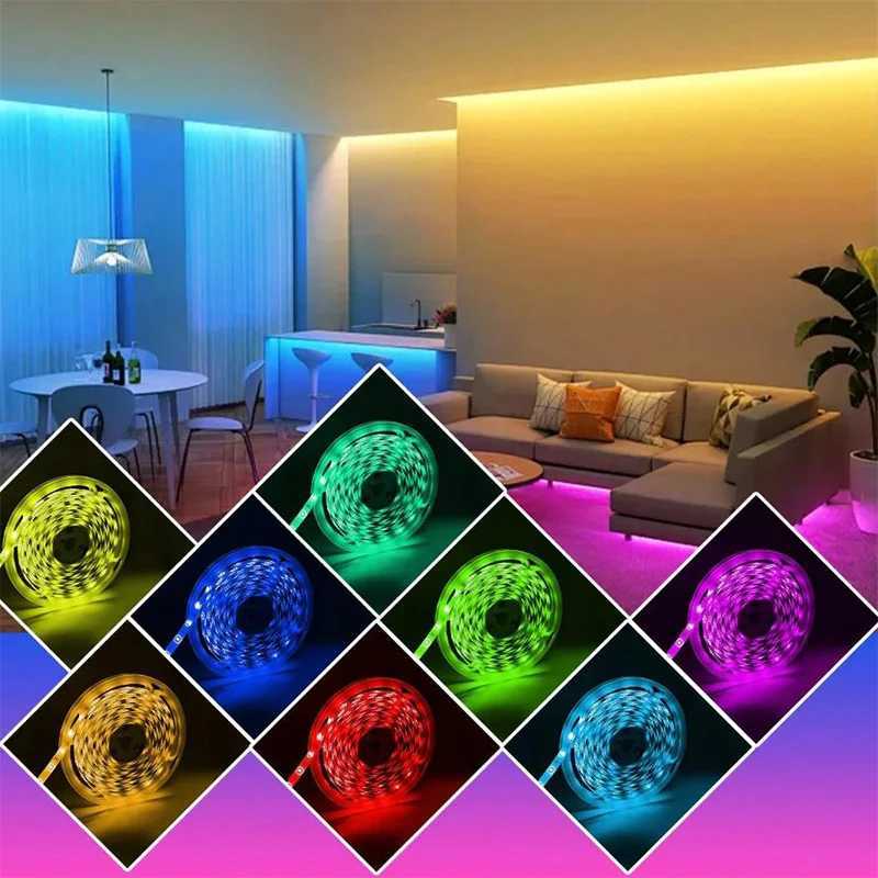 RGB USB LED Light Strip Music Sync RGB Flexible Tape Diode Lights for Party Chrismas Home Luces Led Lights TV Backlight M251129