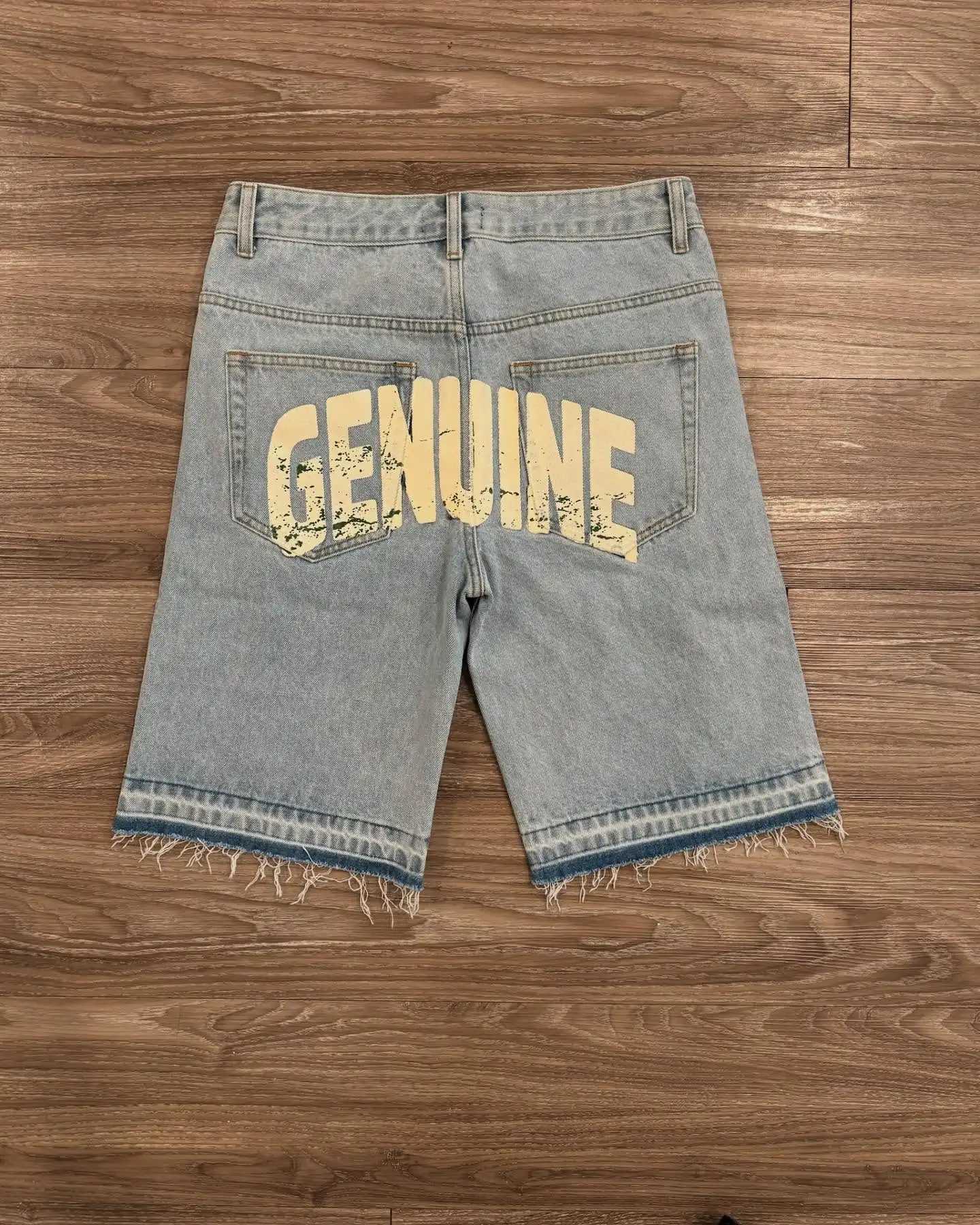 Y2K Gothic Cross Embroidery Denim Shorts American Retro Blue Gym Shorts Rhinestone Streetwear Hip Hop Men Women Jorts M251129