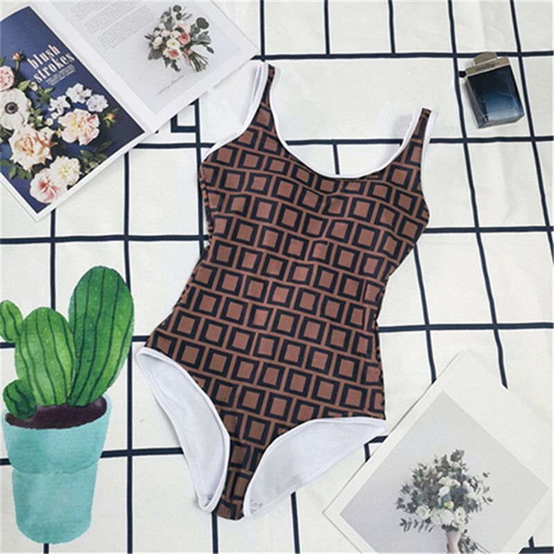 Wholesale women's one-piece swimsuits, European and American sexy backless swimsuits, triangular one-piece swimsuits, designer swimsuits