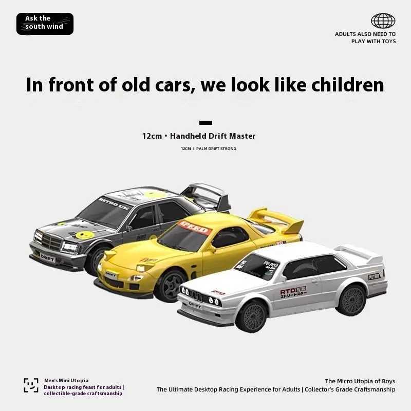 1/43 Full Scale Mini Rc Drift Car 4wd Desktop Remote Control Car Flexible Steering With Speci Toy Cars For Boys Christmas Gifts J251129