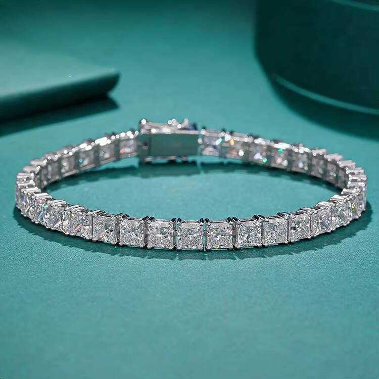 VOAINO Valentines s Day Gift 9K 14K 18K Gold Hpht Cvd Lab Grown Diamond Jewelry Classic Lab Created Diamond Tennis Bracelet