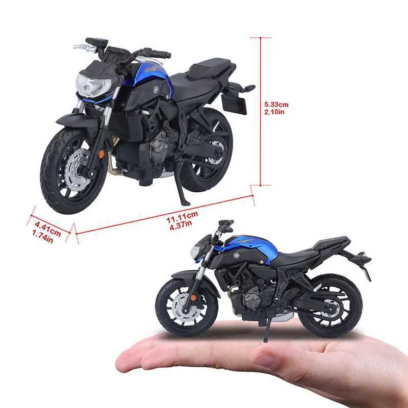 Maisto 118 yamaha MT-07 2018 genuine motorcycle static model die cast car collectible gift toy juguetes toy car J251129