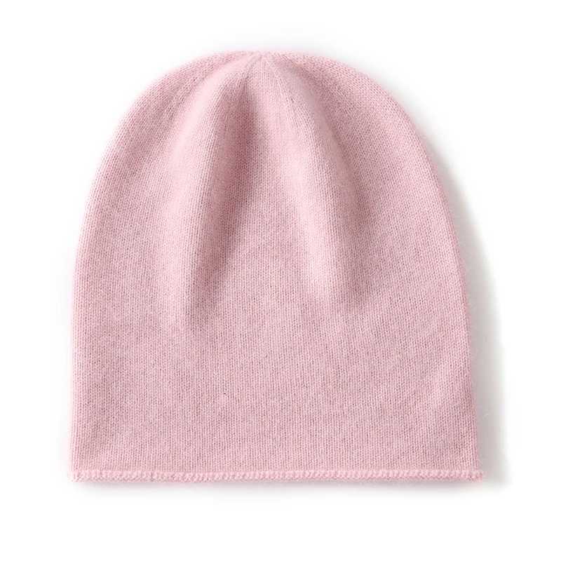 2024 New Solid Color Womens 35 Cashmere First Line Hat Autumn and Winter Warm Soft Comfortable Knitted BeanieXJ251129