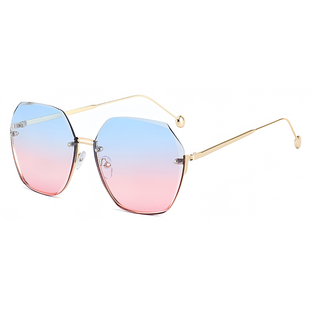 Designer Sunglasses For Men Women Sunglasses Polarized Sunglass Fashion Oversized Frameless Sunglasses Luxury Goggle Pilot PC Frame UV400 Eyewear K799