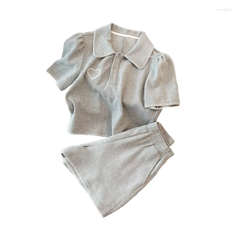 Work Dresses Casual College Style Short Pants Set Women's Two-Piece Suite Youthful Salt System Fashion Trendy Personality Leisure Wear