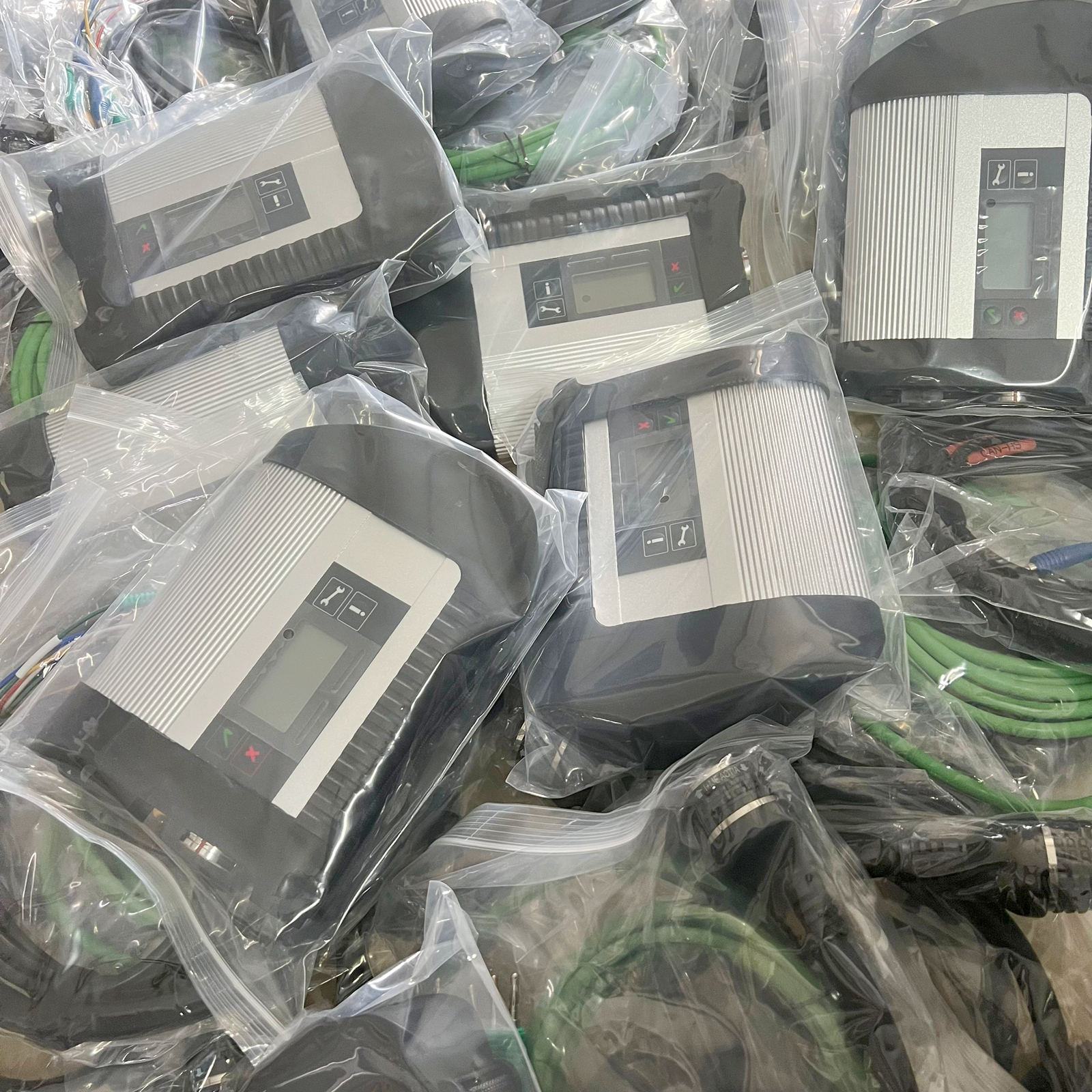 MB STAR C4 SD Wifi Connect Doip Protocol with Used Touch Screen X220T I5 8G Auto Diagnostic Tool OBD2 Cable Multiplexer Ready to Work