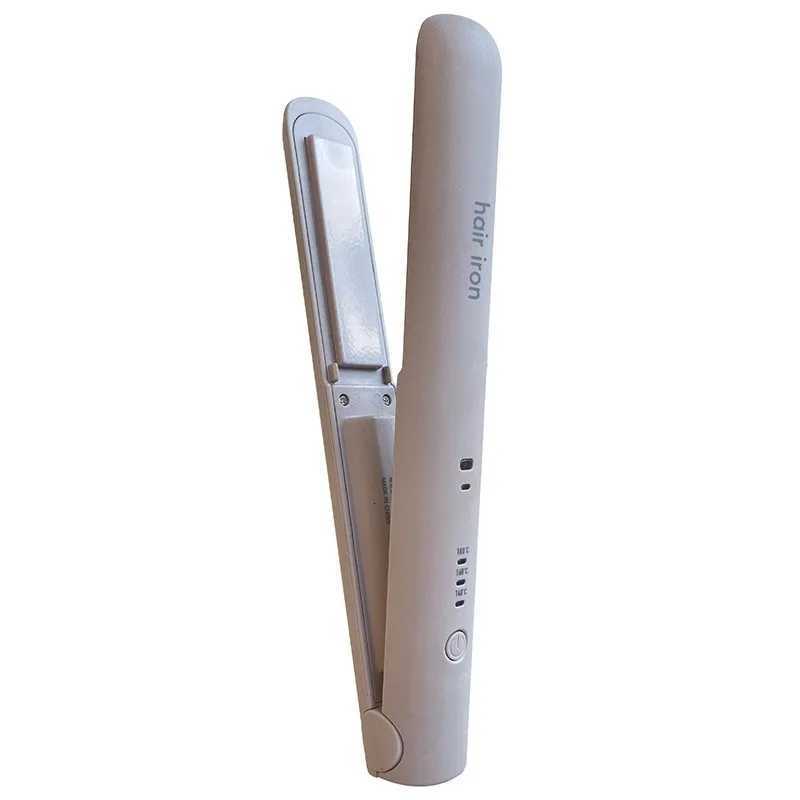 X16A 2025 NEW-Portable Mini Styling Iron 2-In-1 Wireless Hair Straightener And Curler With 3 Heat SettingsT251129