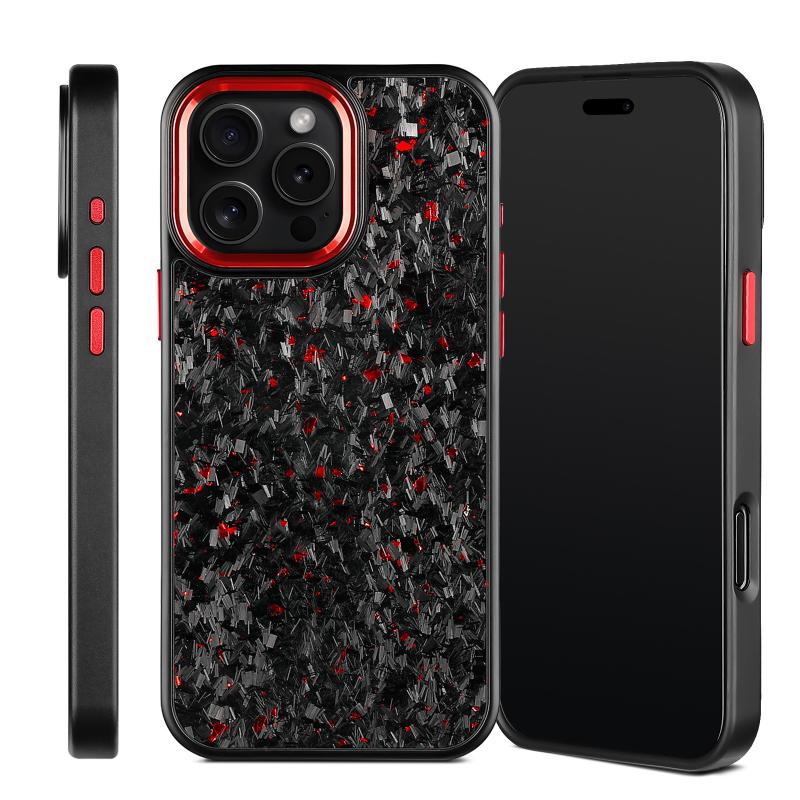 New metal button carbon fiber phone case for iPhone16 Pro max 15 Apple 14 13 12 Pro plus