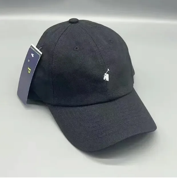 Designer Unisex Baseball Fashion Cotton Polo Embroidery Casual Caps Soft Breathable Golf Sun Cap