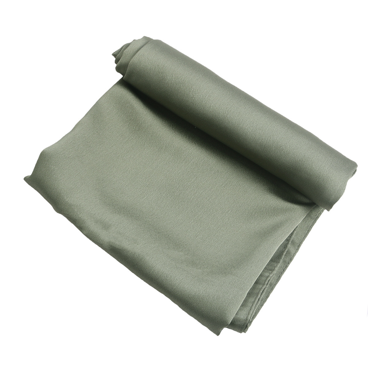 K568 New imitation silk crepe satin scarf feels soft Imitation satin scarf bullet solid color headscarf long scarf