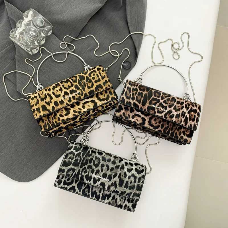 Luxury Designer leopard print Ladies Handbags New High Quality Leather Shoulder Crossbody Ba Women Female Fashion Underarm satch K251128