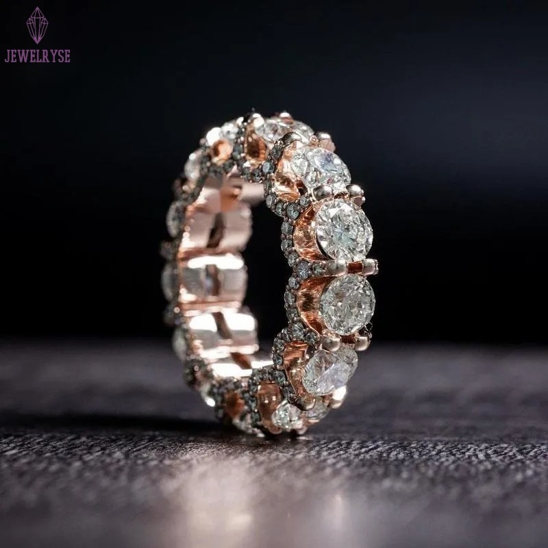 Luxury Womens Engagement Wedding Ring 14k 18k Solid White Gold with Oval Cut Lab Grown Diamond IGI Certified HPHT CVD Jewelry