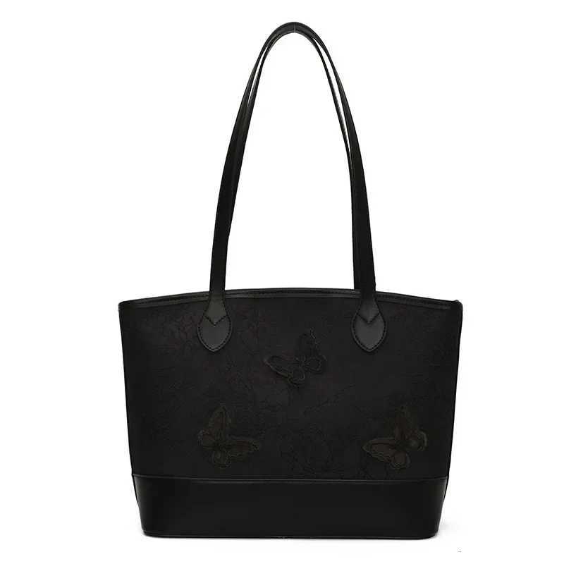 2025 Trendy Textured Womens Shoulder Tote - Huge Capacity Commuter Bag Casual Versatile Foreign Style Must-Have K251128
