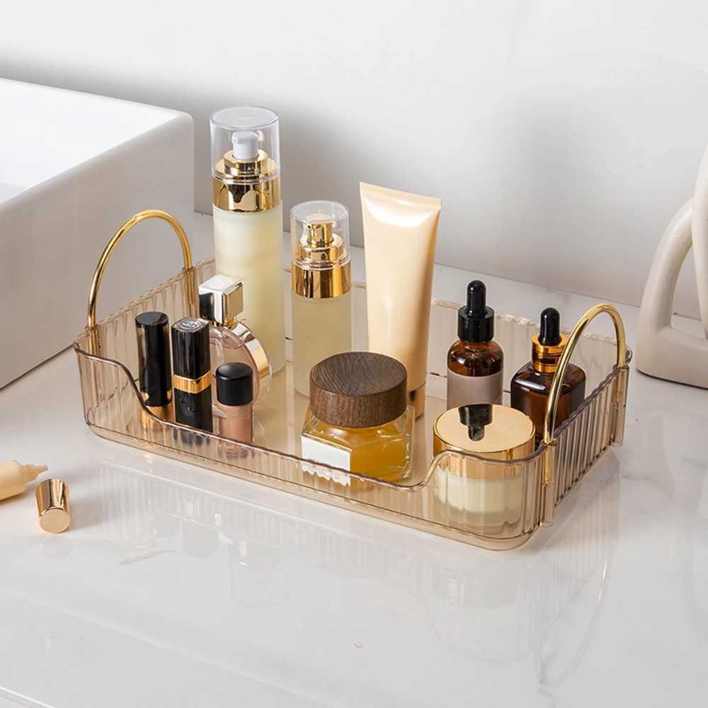 Elegant Makeup Storage Box for Bathroom Toilet and Dressing Table Y251129