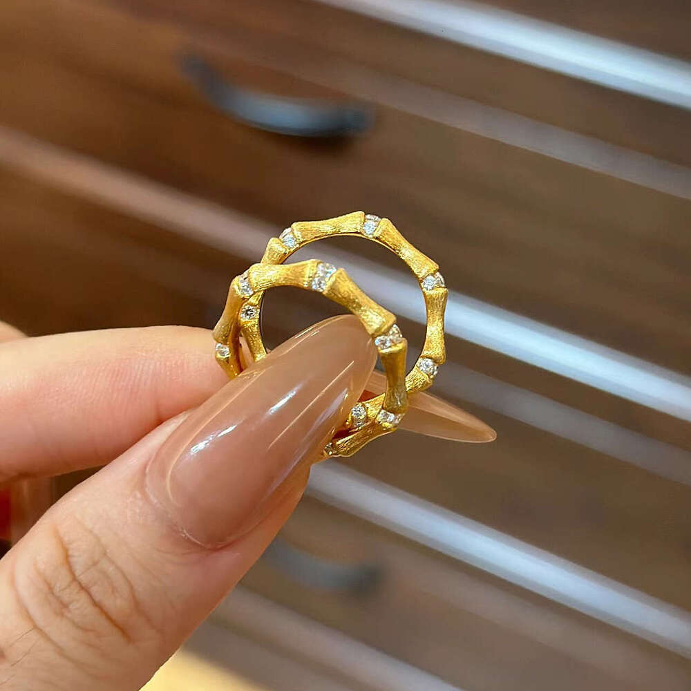 Zhi "Zhu" Changle New Chinese Brushed Knot Set, Italian Medieval Light Bamboo Ring, Earnail Bracelet