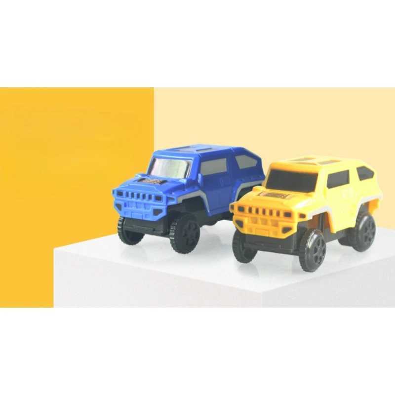 Electric Flash Light High-Speed DIY Assembly Rail Car Childrens Educational Toys J251129