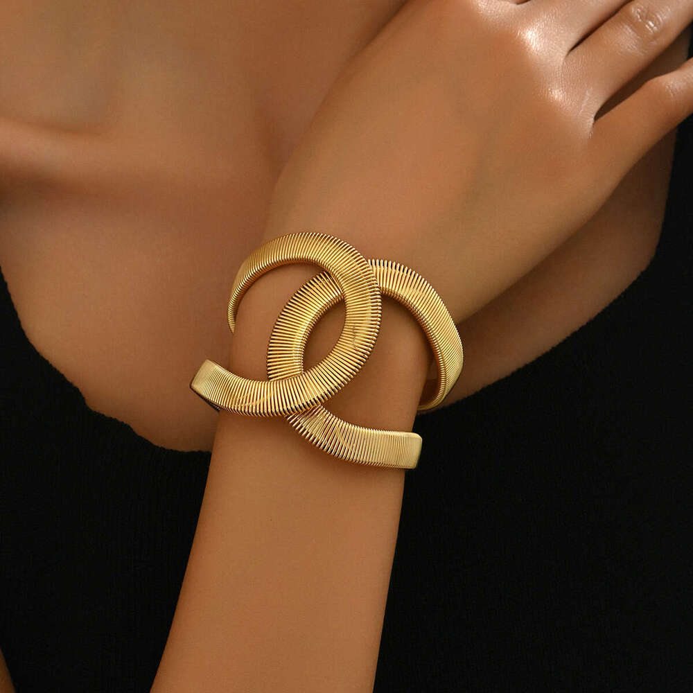 multi layered armband opening bracelet with a highend feel simple niche bracelet fashionable personality temperament and handmade jewelry for women