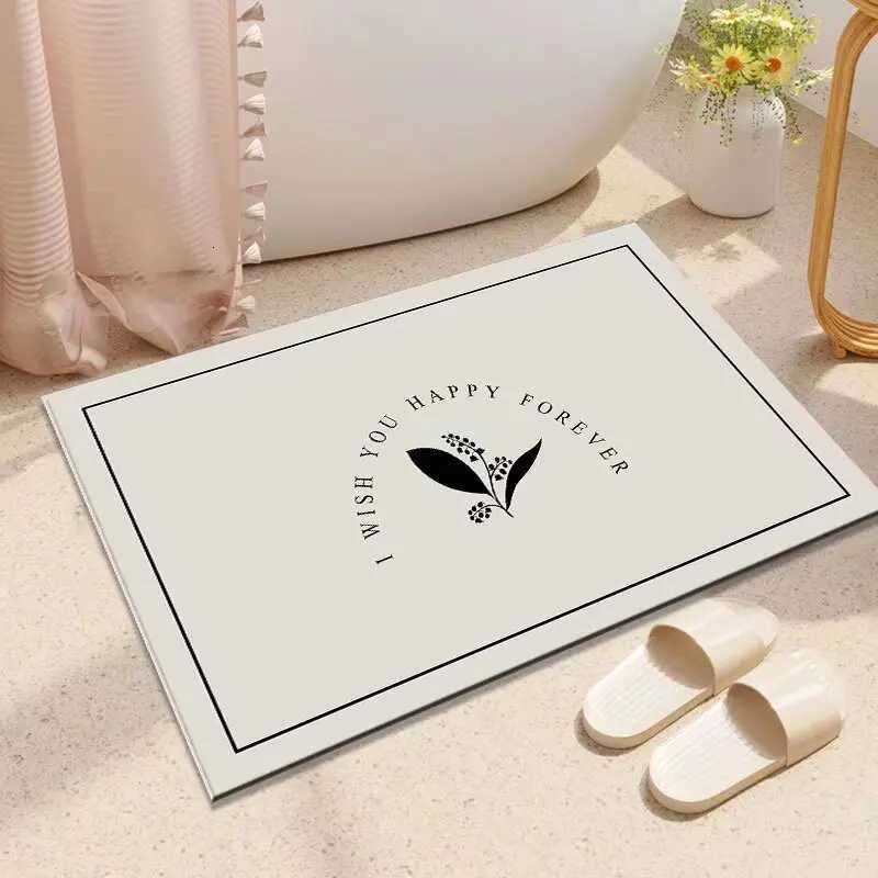 Toilet Floor Mat Diat d Cartoon Absorbent Mat Bathro Door Non-slip Foot Mat Bathro Toilet Carpet H251129
