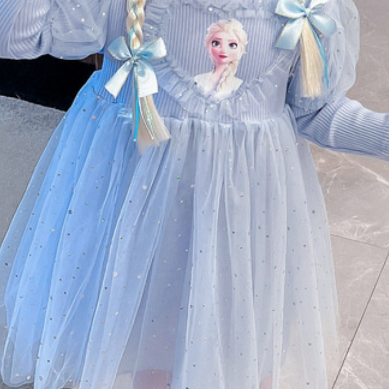 Disney baby designer clothing girls A-line skirt princess dress spring summer autumn winter girls dress children's dress spring and summer outfit