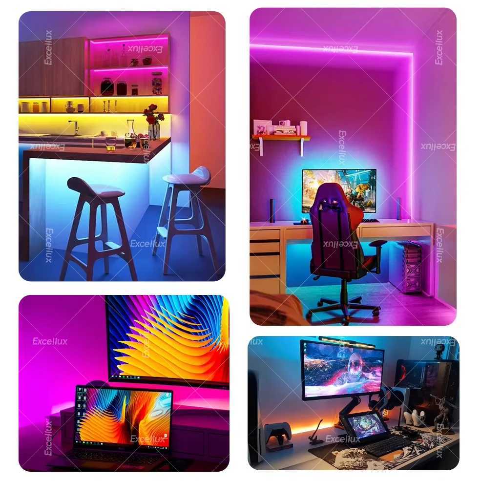 5V USB LED Strip ZigbeeRGB Led Strip Lights No Waterproof Tape For House Room TV Backlight Works With Tuya Smart Life App Alexa M251129